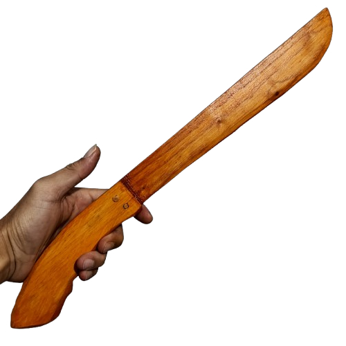 Golok Kayu Mainan Peragaan Latihan Silat Beladiri/Golok Kayu Jati/Golok Silat Kayu