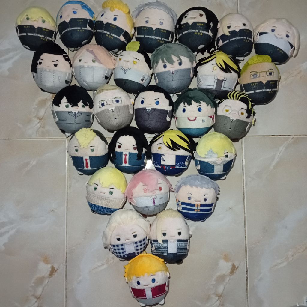 TAKE ALL 28 PCS OFFICIAL FUWAKORORIN TOKYO REVENGERS MIKEY DRAKEN CIPUY BAJI TAKEMICHI MITSUYA KOKON