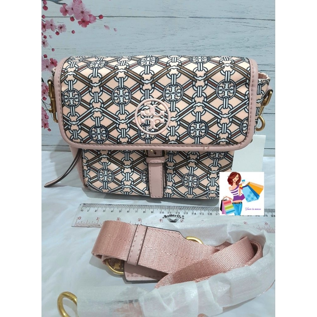 Sling Bag Piper Pink TB Nilon Kulit