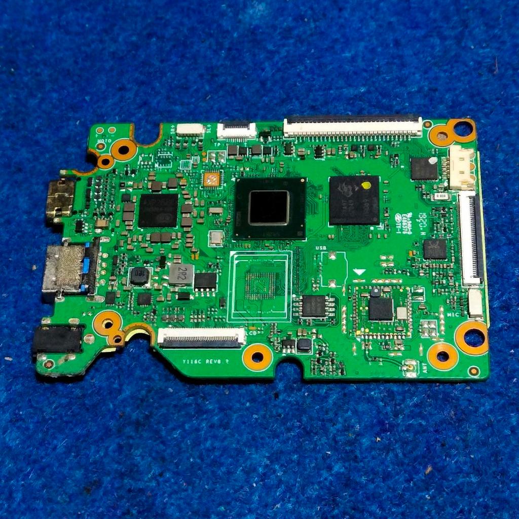 motherboard mobo mesin Axioo MYBOOK 14 lite ram 4gb SSD 32gb kondisi normal