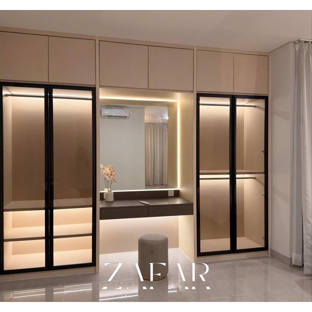 Lemari Baju Meja Rias Custom by Zafar Interior