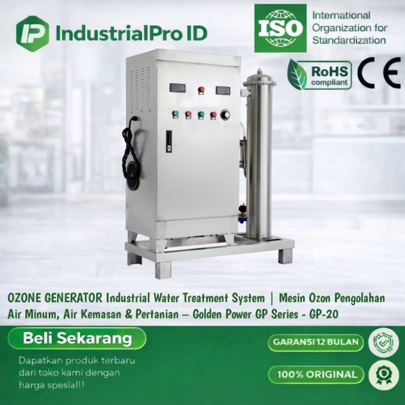OZONE GENERATOR Industrial Water Treatment System | Mesin Ozon Pengolahan Air Minum, Air Kemasan & P