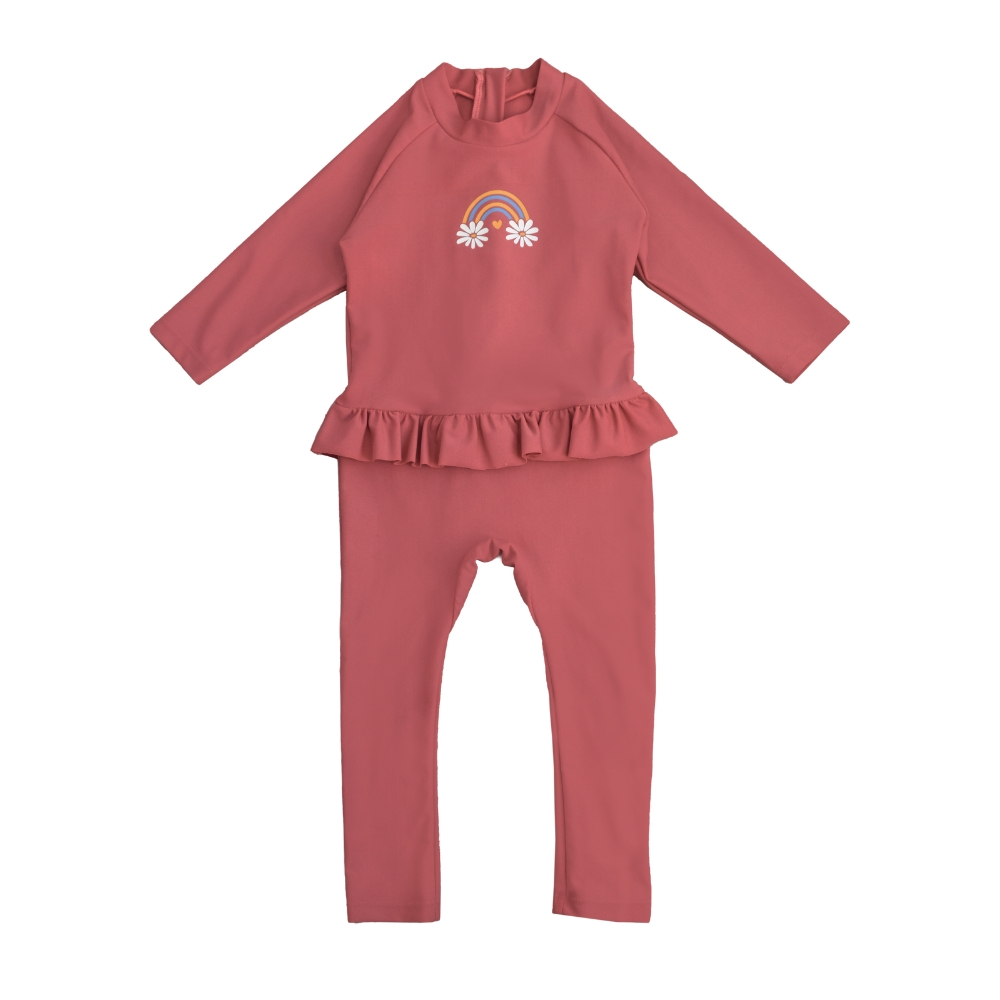 Lee Vierra Kids Soleil Long Diving Girls - Dusty Cedar