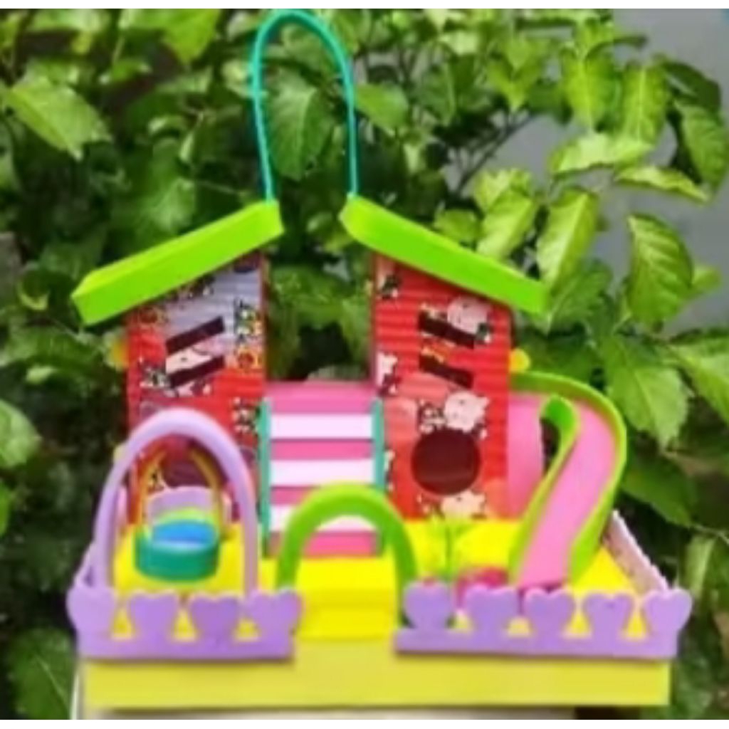 Rumah Kelomang Kembar + bonus 5 kelomang warna warni