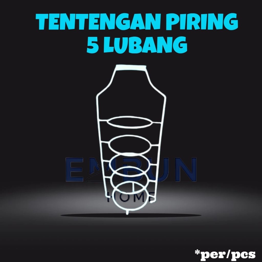 Tenteng Piring 5 Lubang