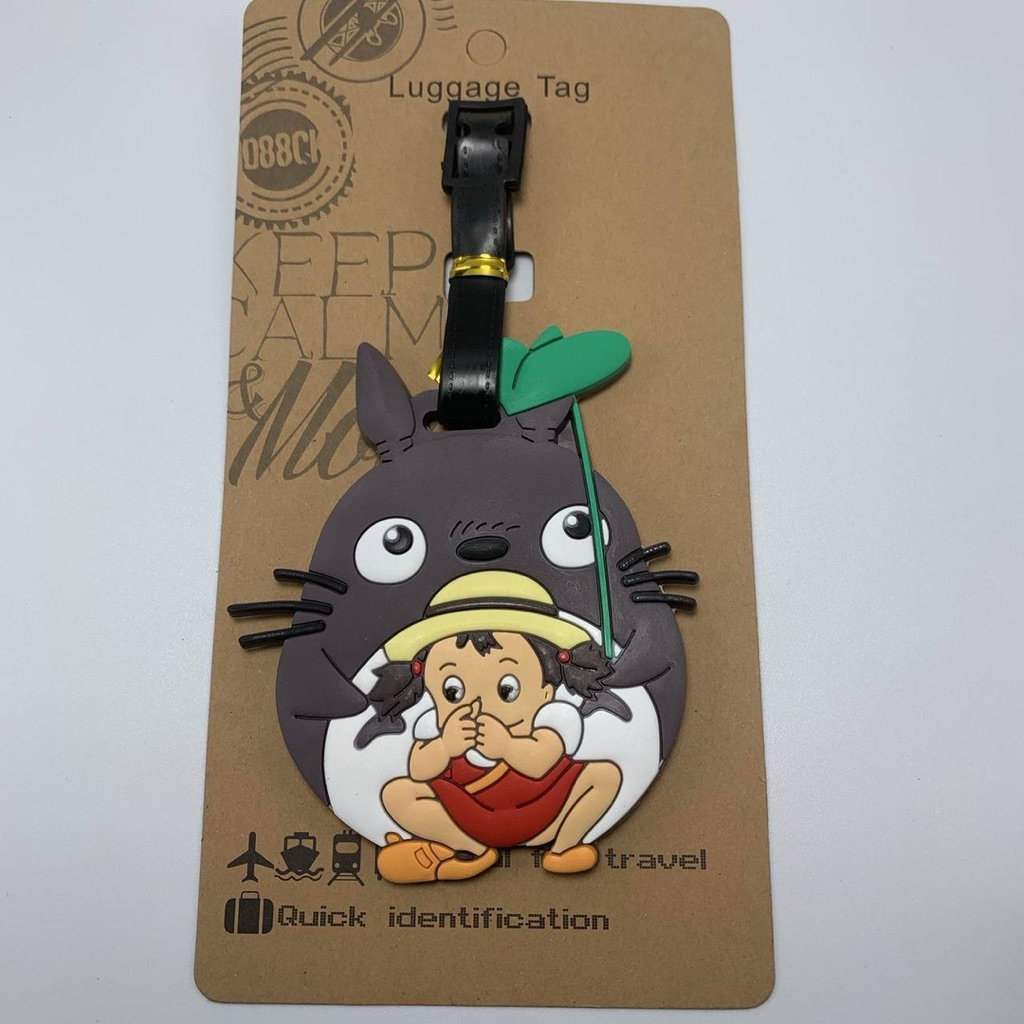 [PREORDER] Luggage Tag Ghibli Series – Gantungan Koper Totoro & No Face Kaonashi Anime