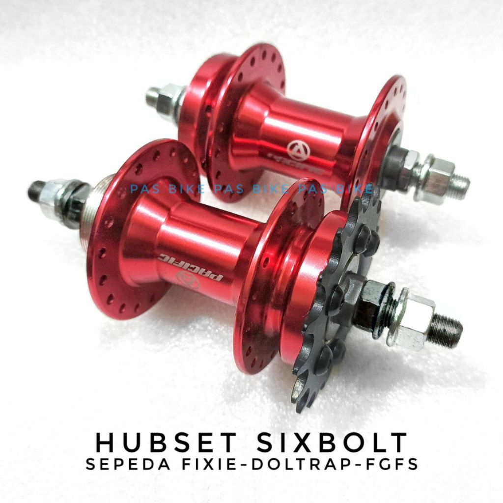 Hub Fixie Doltrap Skid Six Bolt Sepasang 36 H