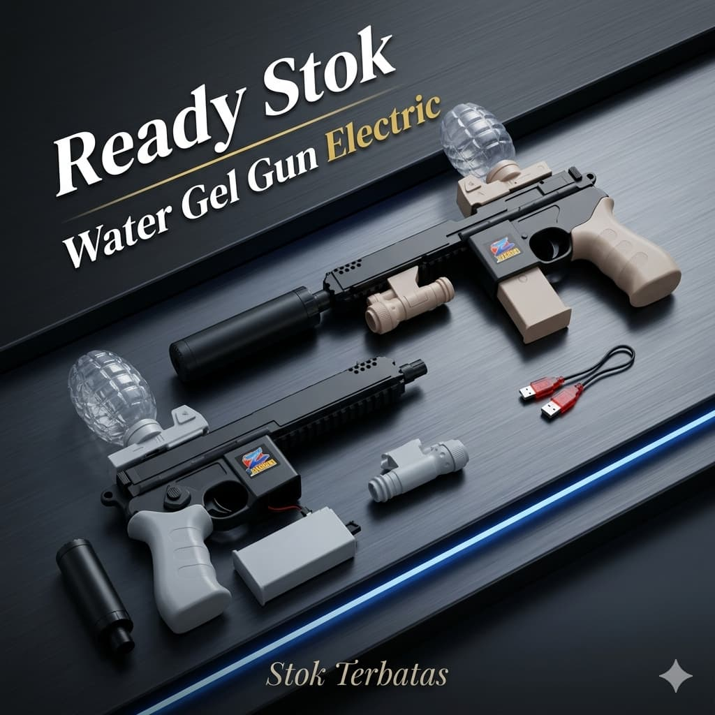 Planet Toyz - Mainan Anak Water Gel Elektronic AK47