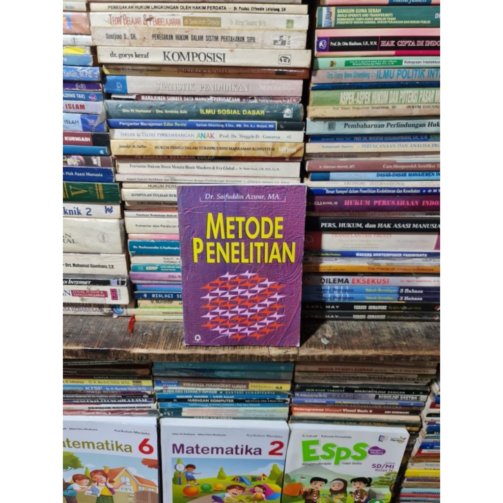 Metode penelitian by Saifuddin Azwar