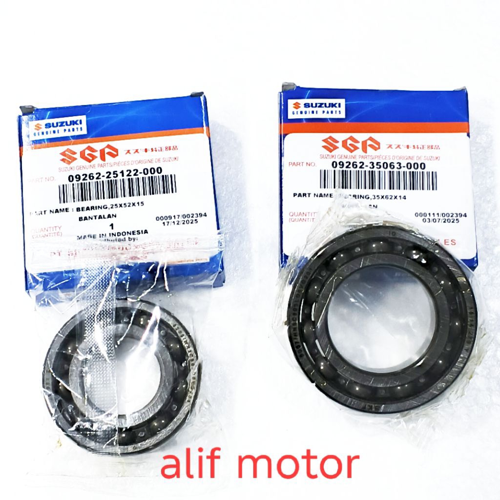 BEARING LAHAR LAHER KRUK AS 6205 6007 SUZUKI SMASH SPIN SHOGUN 125 ASLI ORIGINAL SGP