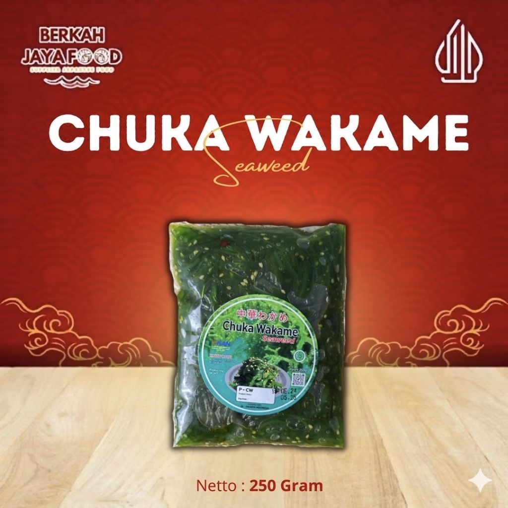 Chuka Wakame Rumput Laut Basah | 250 gram HALAL