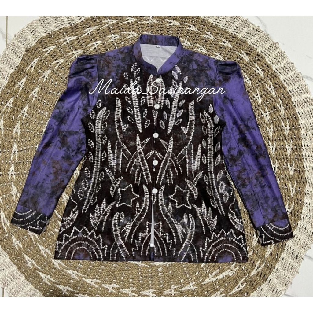 Atasan Baju Kerja wanita Sasirangan size M
