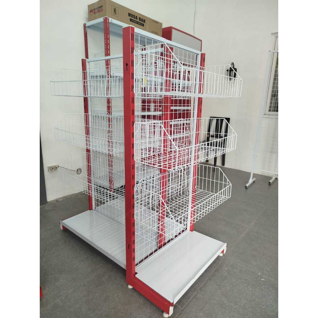 Rak Ciki Gondola Toko Minimarket Untuk Snack /Mie Termurah Se Jawa Tengah