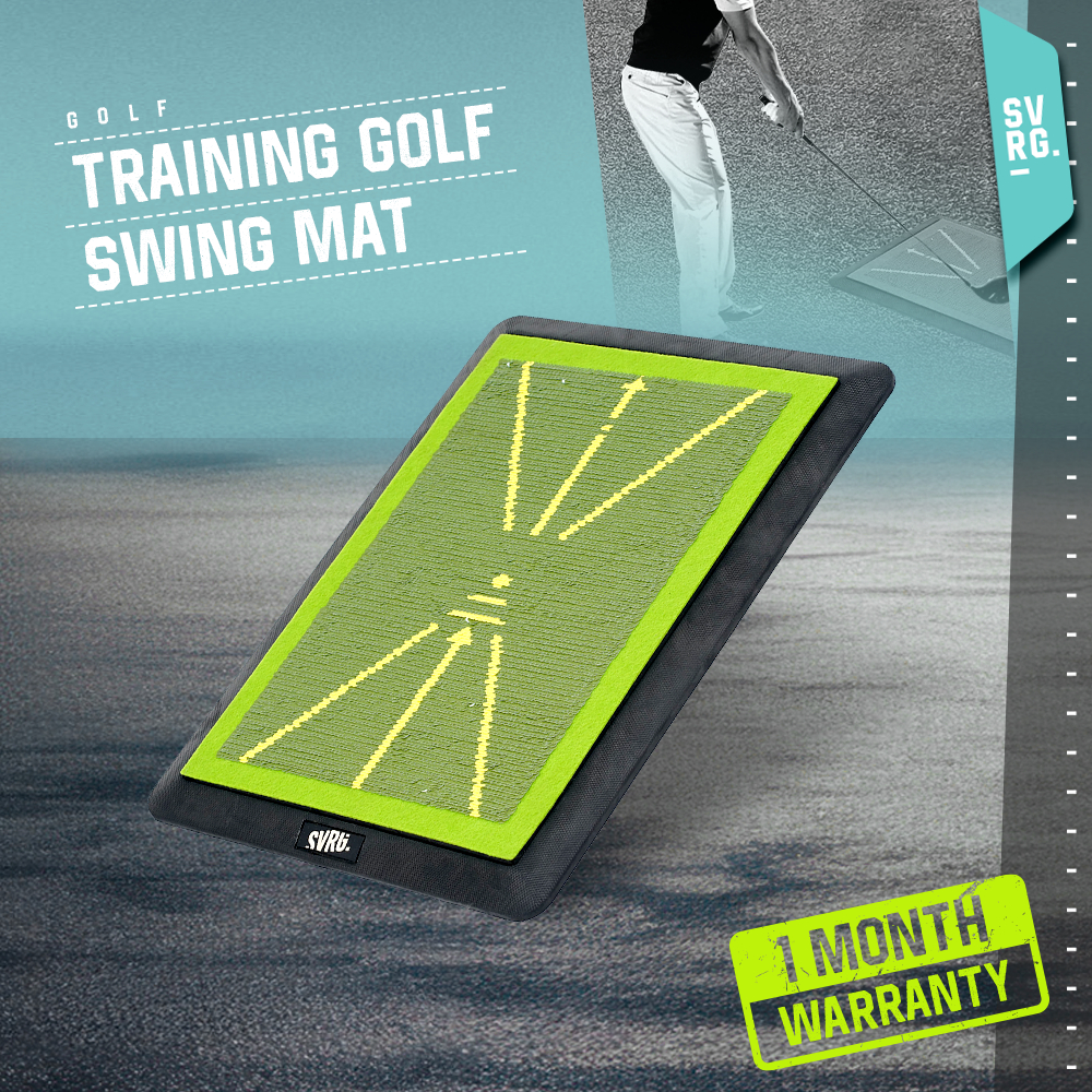 SVRG Golf Training Mat for Swing - Golf Putting Mat - Karpet Latihan