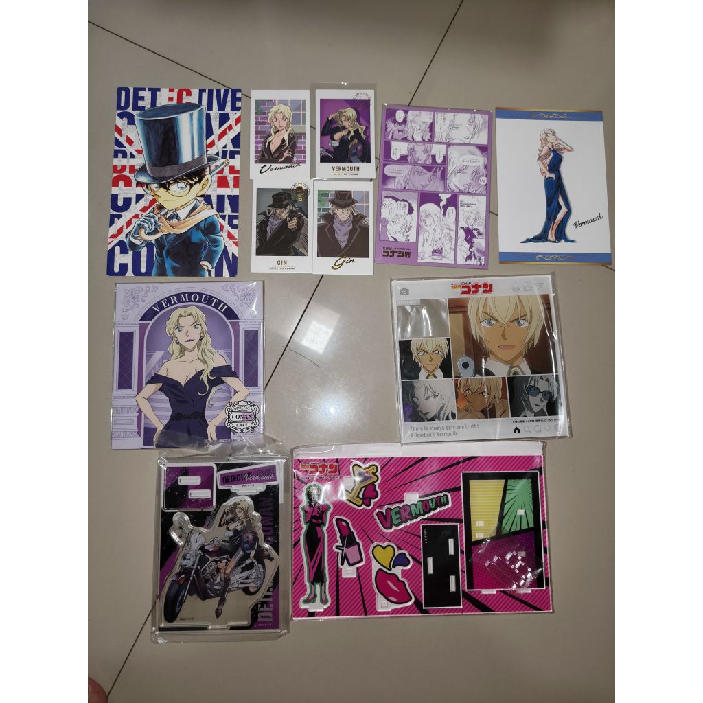SALE Merch Official Anime Detective Conan, Kaiju No.8, Attack on Titan, Standee, PC, Postcard dll