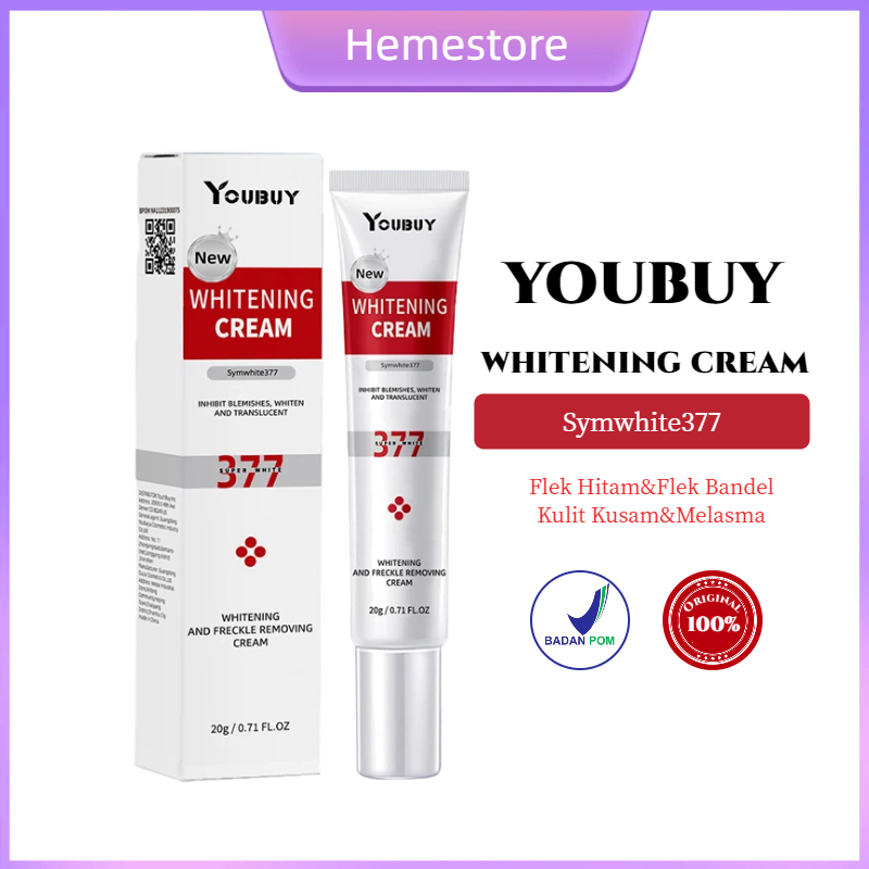 YOUBUY Whitening Blemish Cream niacinamide brightening pemutih Freckle Original 20g Grosir