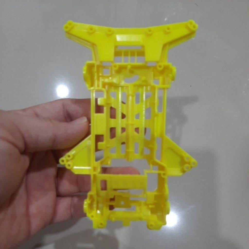 Chassis Super XX Ori Tamiya Kuning Fluorescent Chassis SXX Ori