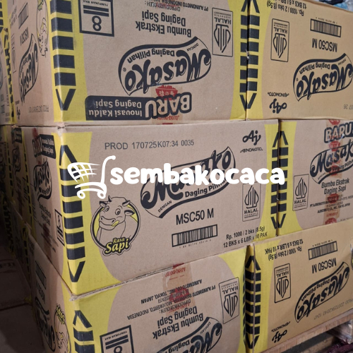 Masako Rasa Sapi 1 Karton/Dus Kaldu Bubuk instant