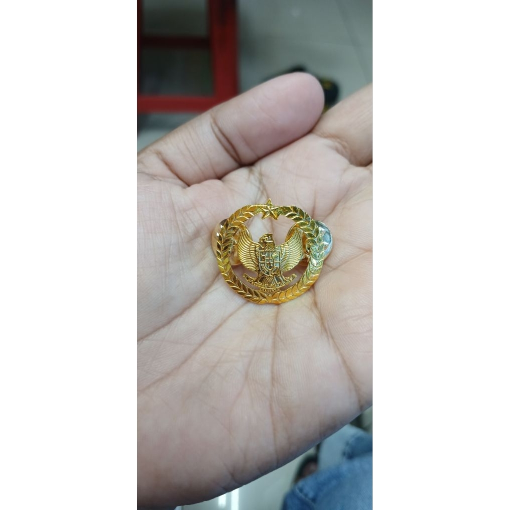 PIN MUT IMIPAS PIN TOPI MUT KEMENIMIPAS KUNINGAN PAKU