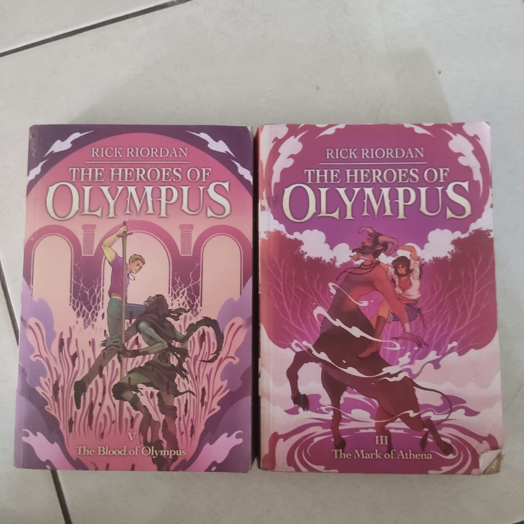 [PRELOVED] Heroes of Olympus 3 & 5