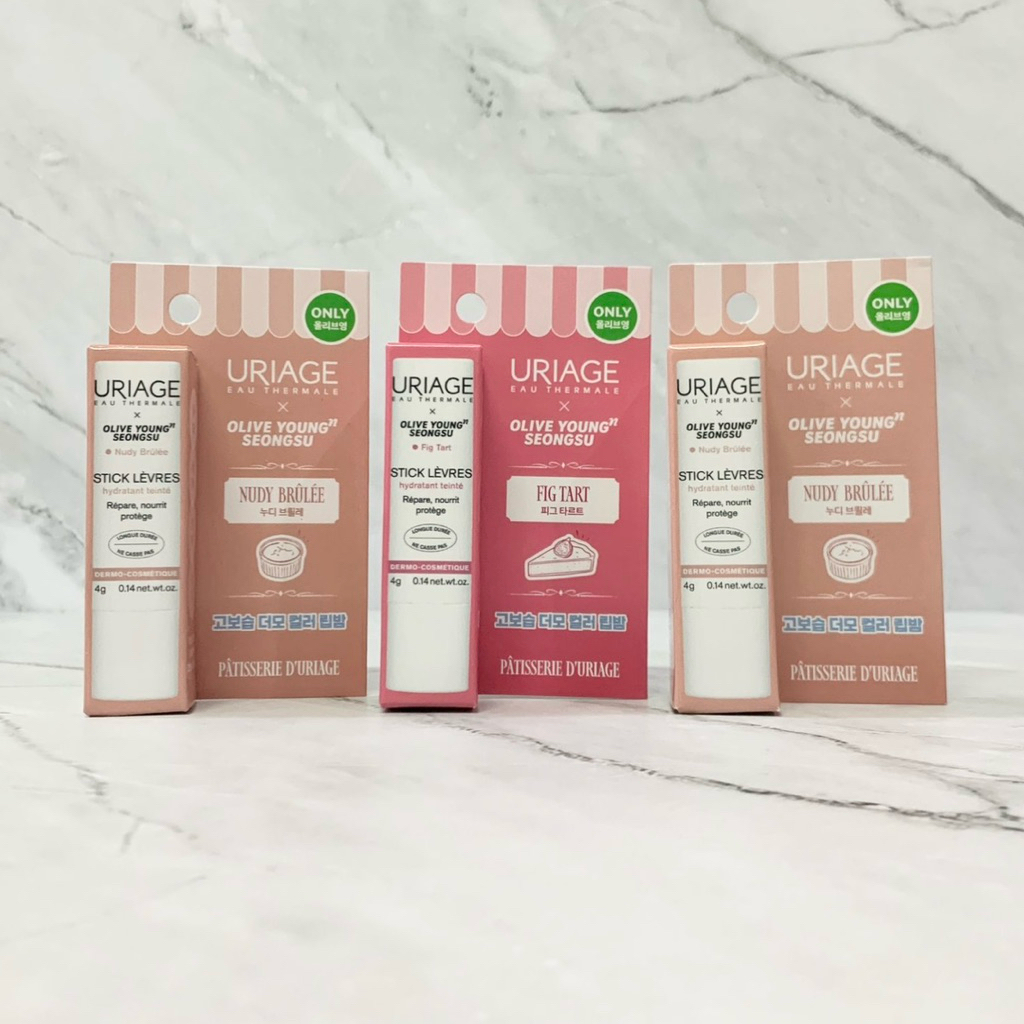 Uriage x Olive Young Seongsu Stick Levres Colored Lip Balm - Eau Thermale / Uria Juicy Lasting Tint