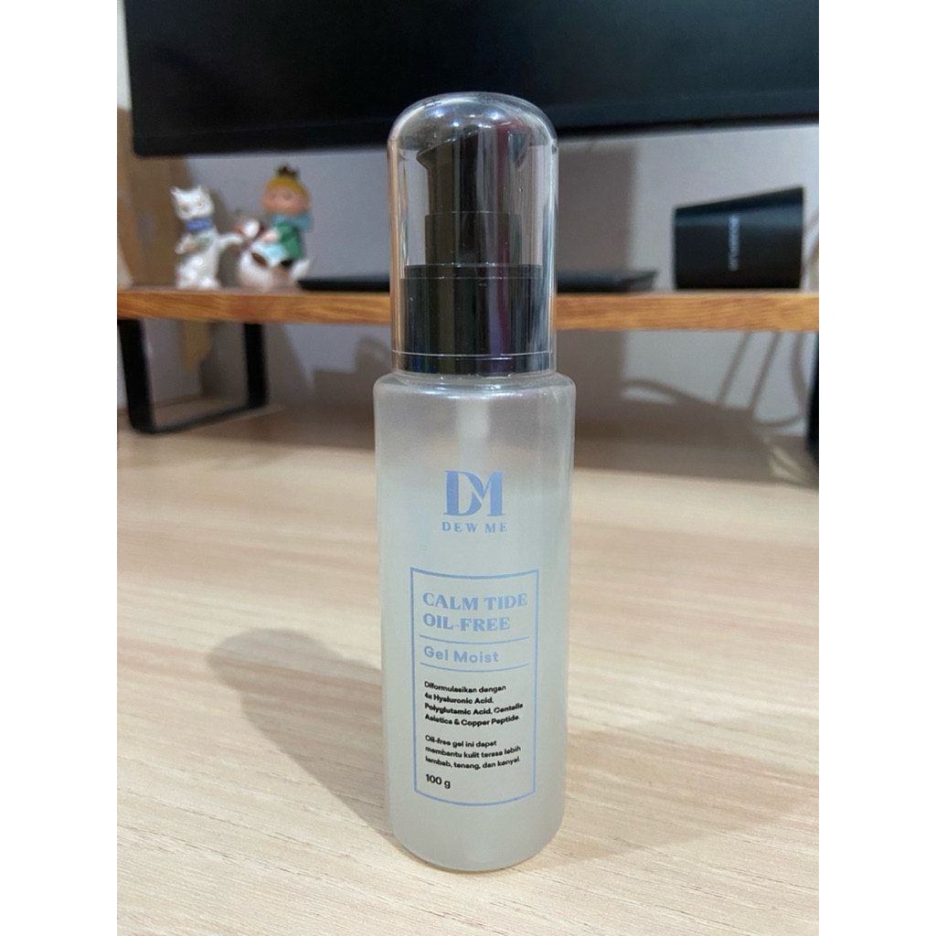 Dew Me Calm Tide Moisturizer Ringan Oil Free Pelembab Wajah Kulit Berminyak Berjerawat Sensitif Soot