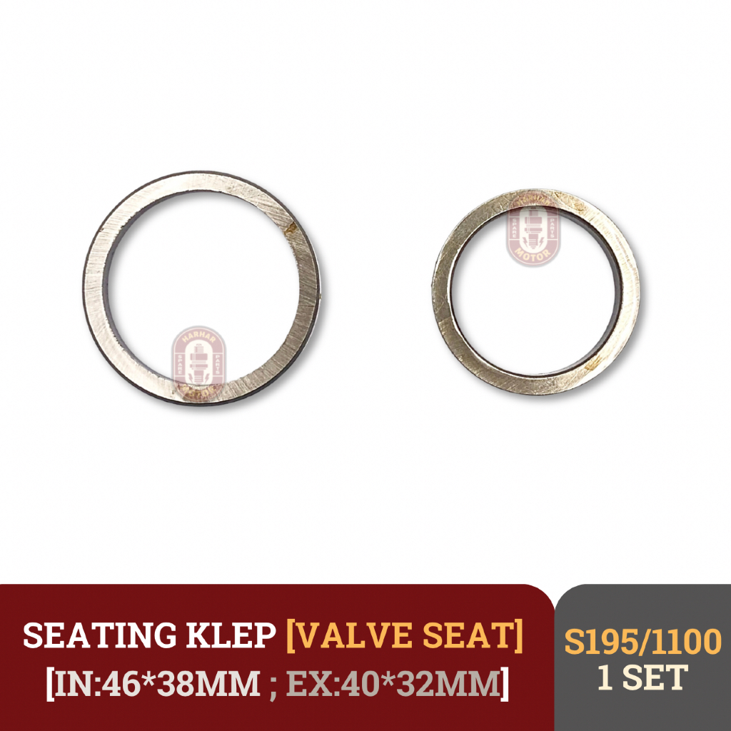 VALVE SEATING KLEP DIESEL S195 S1100 12PK 16PK SEATING KLEP DUDUKAN KLEP MESIN DONGFENG S195 S1100