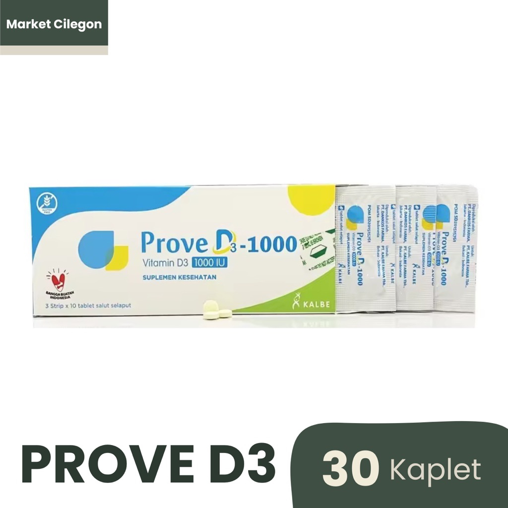 PROVE D3 Tablet - Vitamin D3 1000 IU Kalbe
