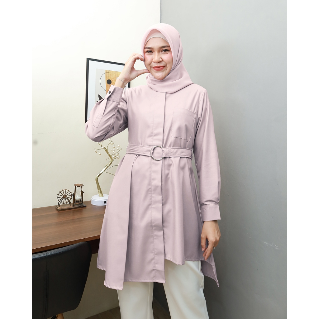 RIJEK MINOR FREE GESPER Ring  NUCA Tunik - Pakaiana Wanita Terbaru by Hijab Mamah icis