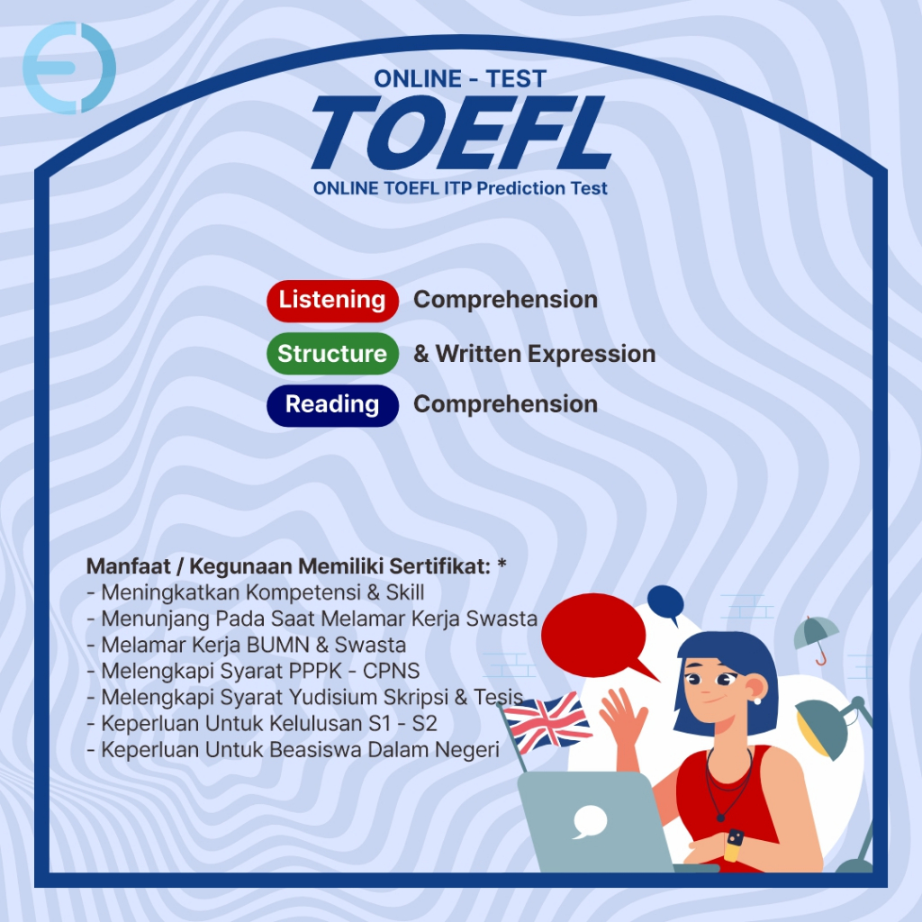 Tes TOEFL-ITP Preparation resmi