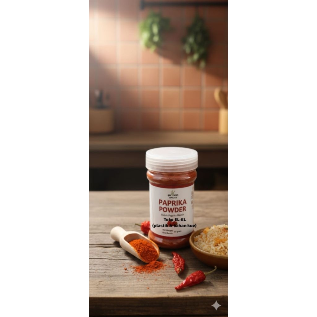 Paprika powder / bubuk paprika merah / paprika garden spices / paprika powder 50gr