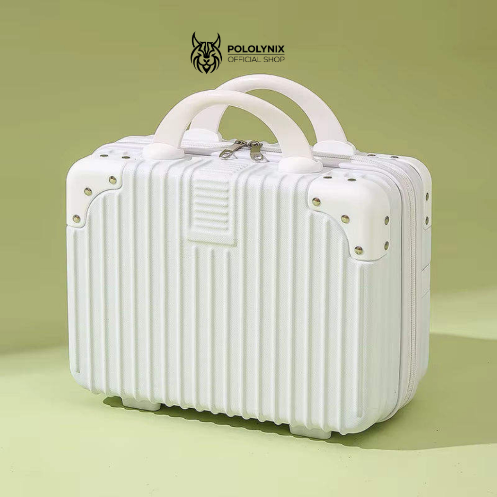 Pololynix Tas Kosmetik Travel Koper 14 Inch Mini Kode Lock 3 Digit