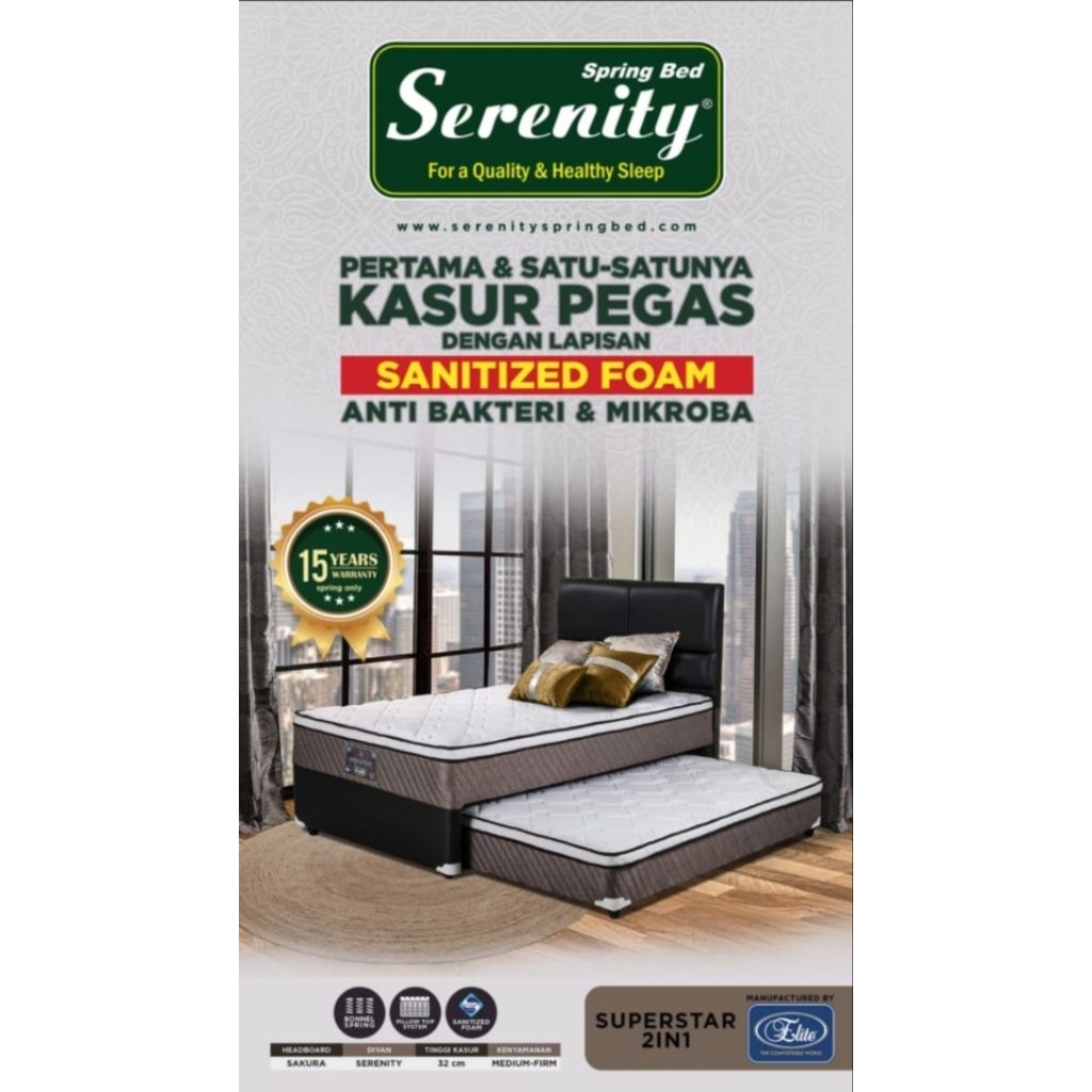 springbed 2 in 1 elite serenity