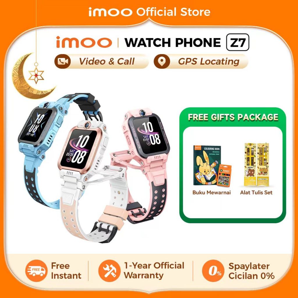 imoo Z7  imoo Official Store Front & Rear Dual Camera With Flip Up-Structure Long Standby 7 Day | Sm