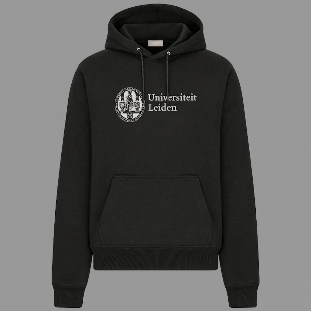 Hoodie LEI Universiteit LEIDEN University Netherlands Unisex Sweater Fleece Black Cloth