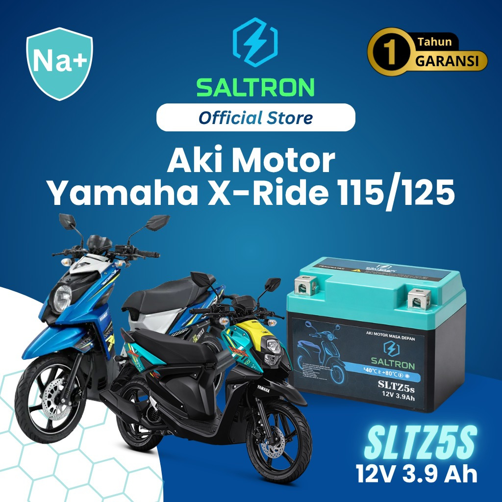 SALTRON BATTERY AKI MOTOR X-RIDE 115/125 SLTZ5S