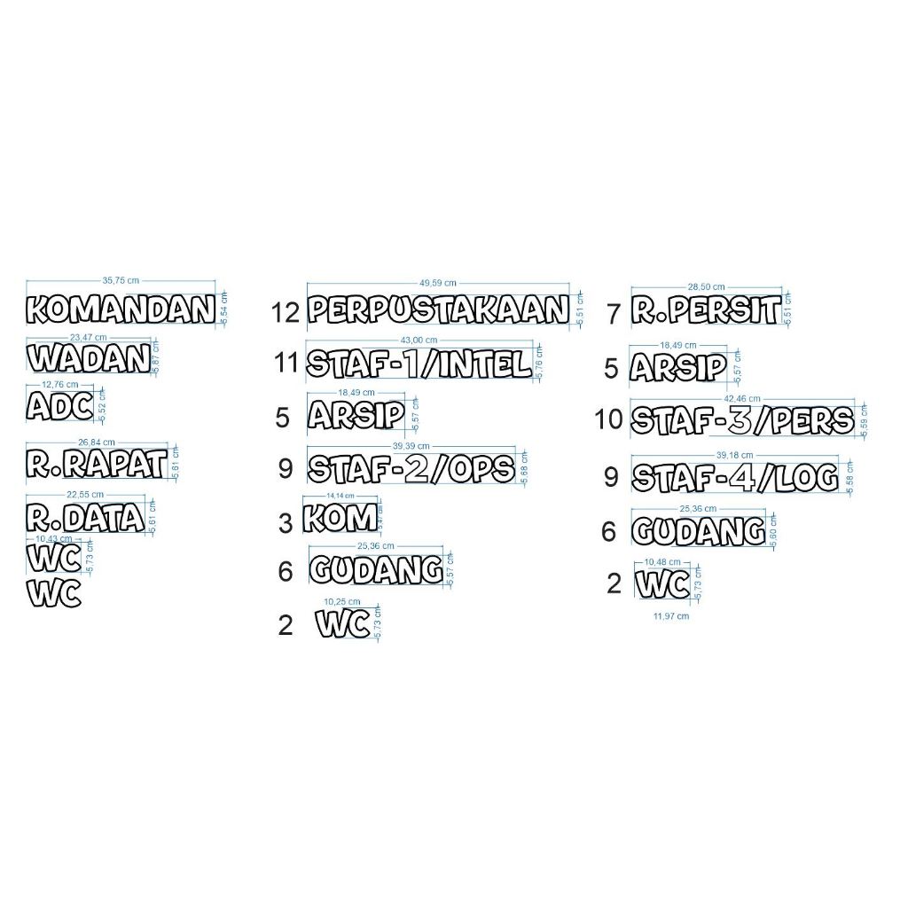 Link khusus orderan huruf timbul 3D / Neon flex / Plang Toko ukuran besar