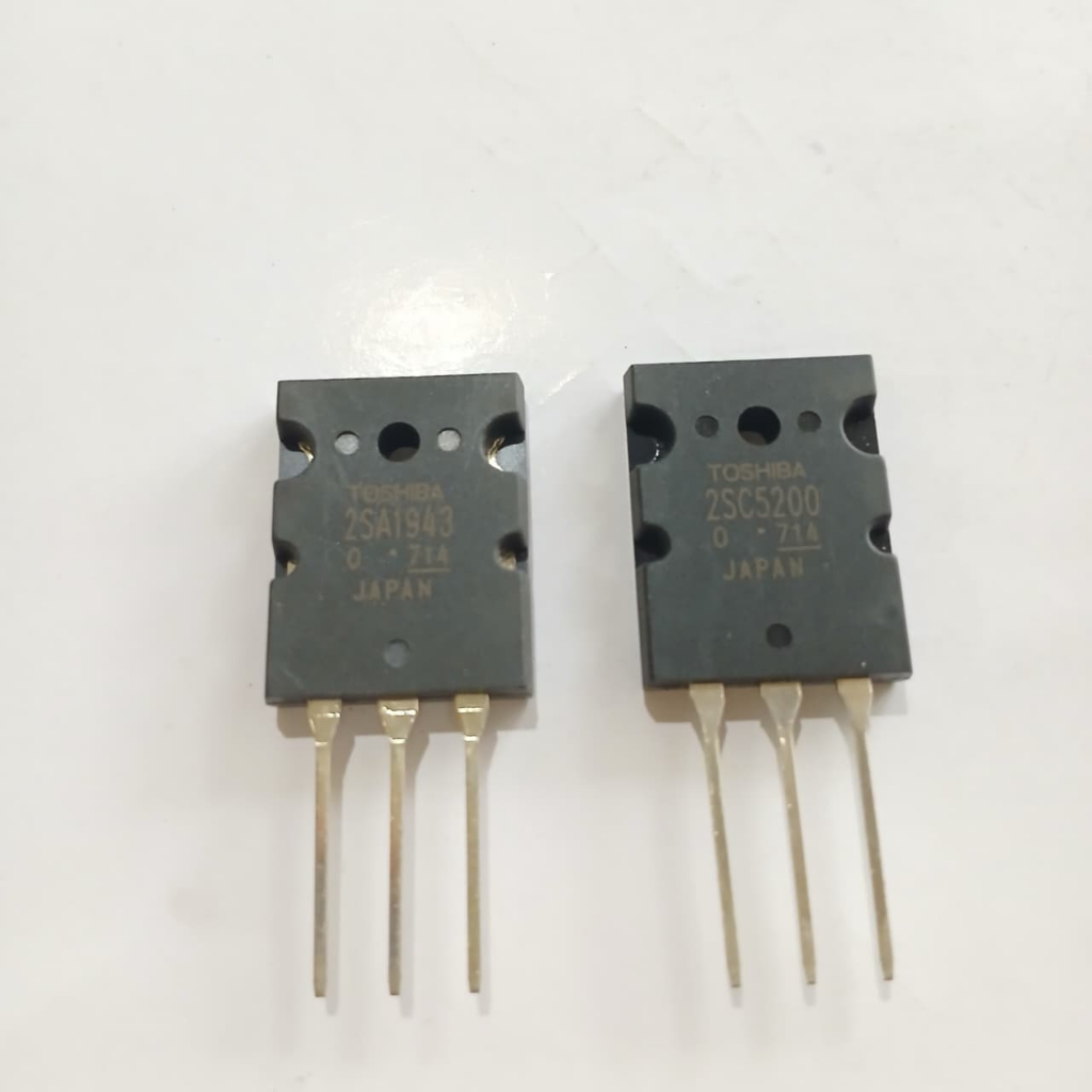 TRANSISTOR TOSHIBA 2SC5200 2SA1943 LOT 714 ORIGINAL JAPAN TR THOSIBA 2SC 5200 2SA 1943