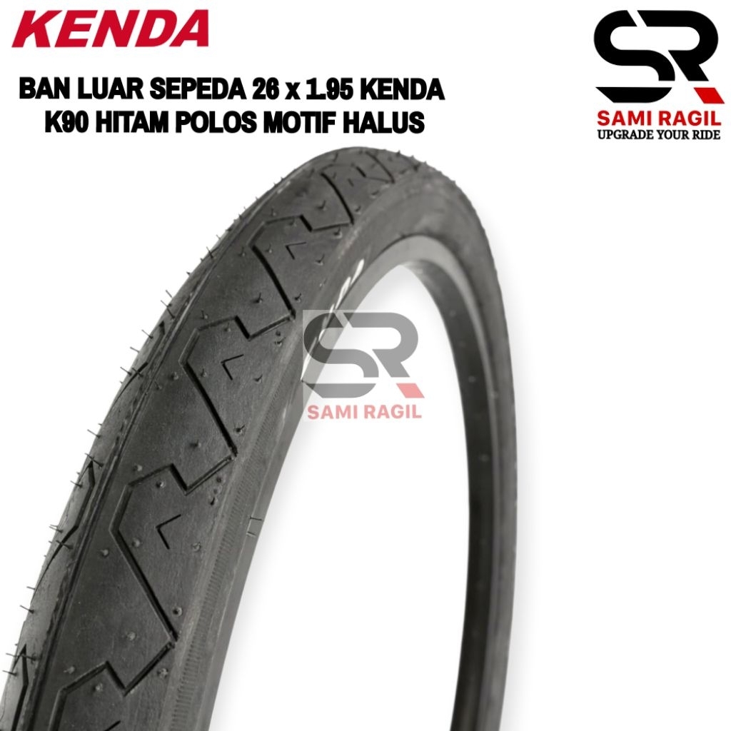 BAN LUAR SEPEDA 26 x 1.95 KENDA K90 HITAM POLOS 26x1.95 195 FEDERAL MTB MOTIF HALUS
