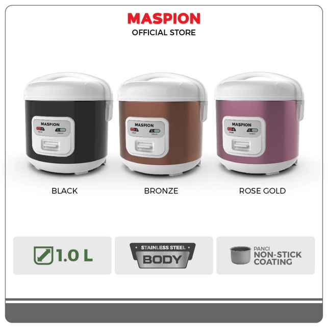 Maspion Rice Cooker Magic Com 1 Liter MRJ-1003 BS