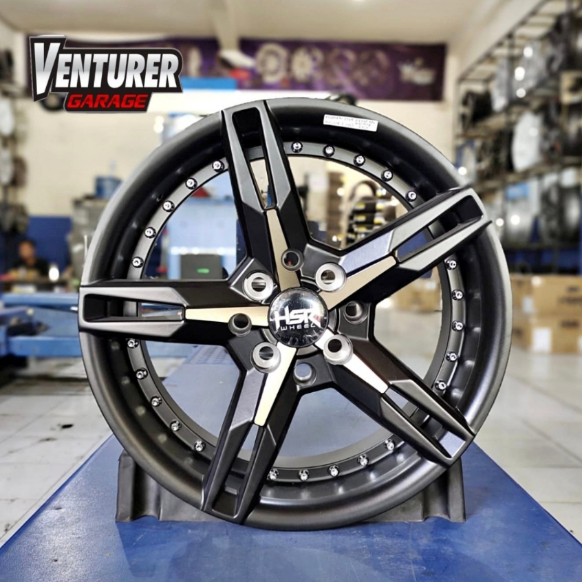 Velg Mobil Avanza Xenia Brio Jazz R15 HSR KEUNIKAI Velg Ring 15 Palang 5 Bintang
