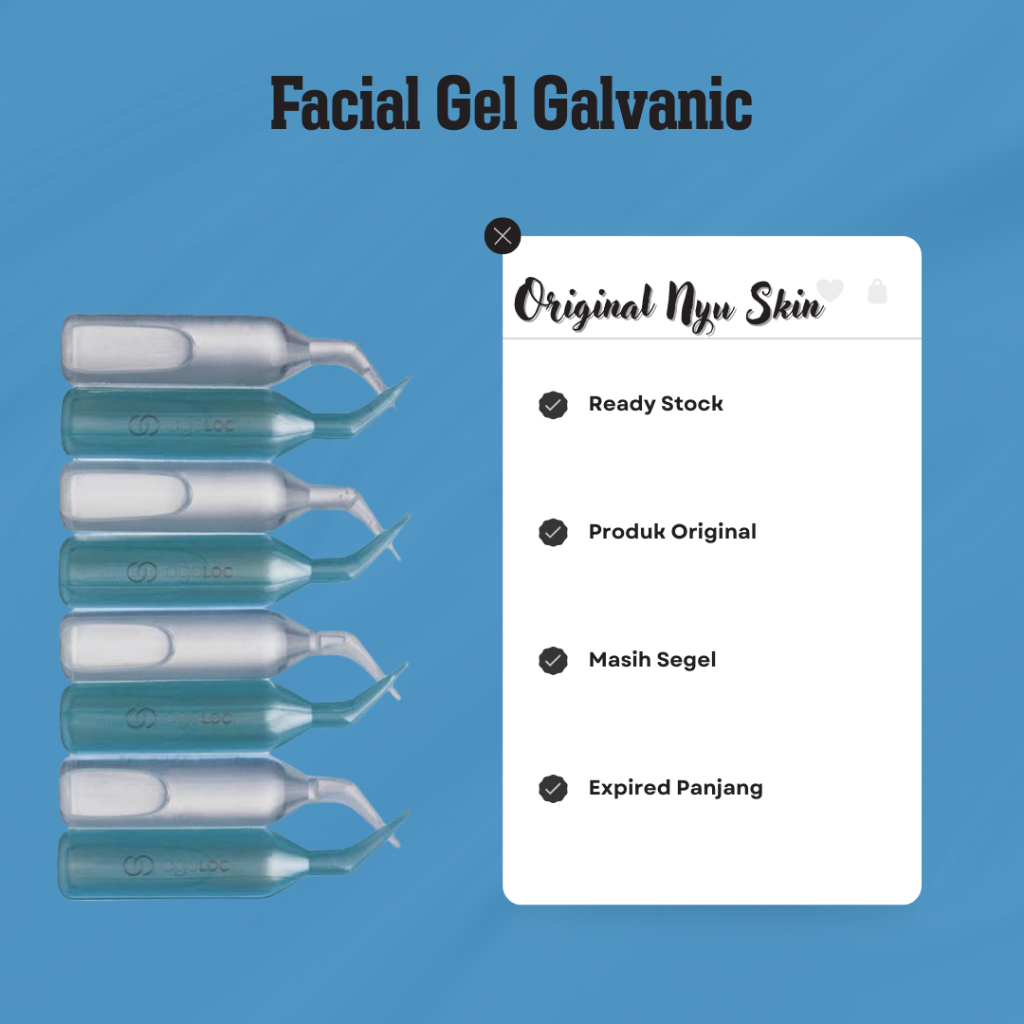 10 Pasang Serum Galvanic Spa Ed 2027 Facial Gel Galvanic Spa Serum Curah Galvanic Spa