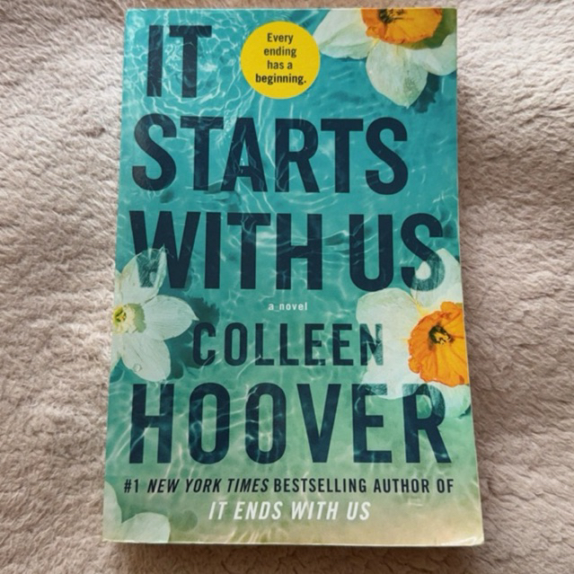 IT STARTS WITH US - Colleen hoover Preloved novel buku english version