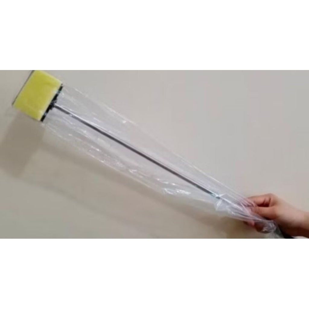 SCRAPER SCAPER STAINLESS PEMBERSIH AQUARIUM/GOSOKAN AKUARIUM