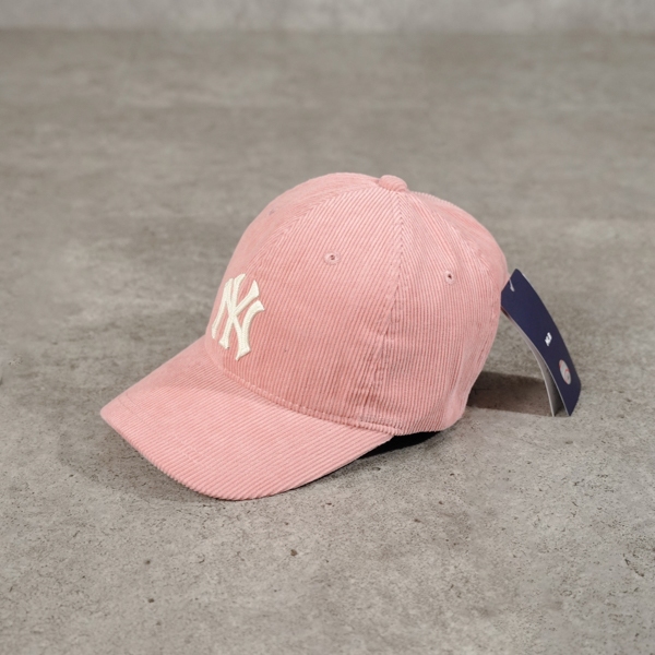 Topi MLB NY WHITE PINK SUEDE CAP 100% ORIGINAL - OS ADJUST