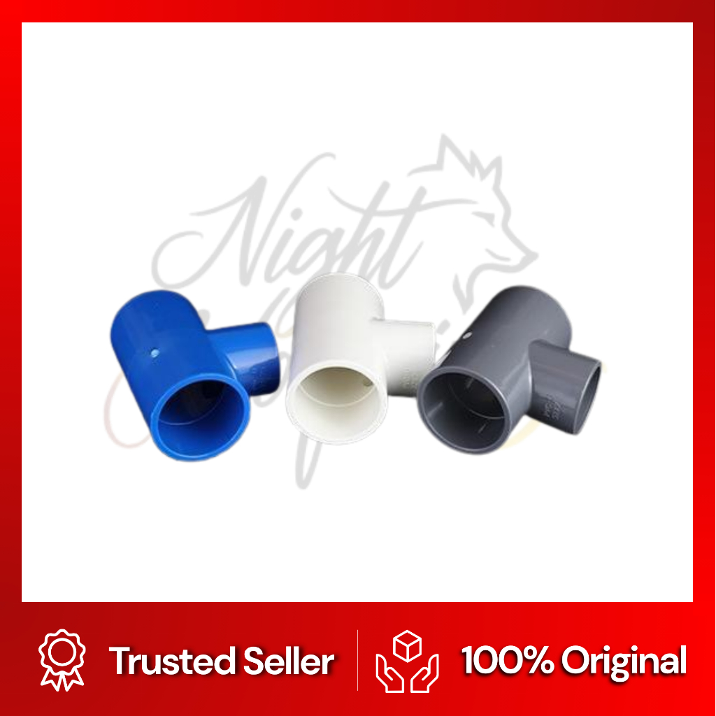 FITTING PVC TEE 20mm T KONEKTOR PIPA 20 mm