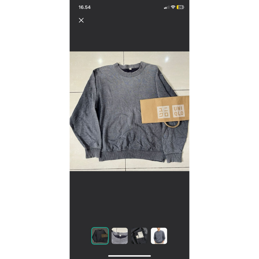 cn22 crewneck uniqlo original