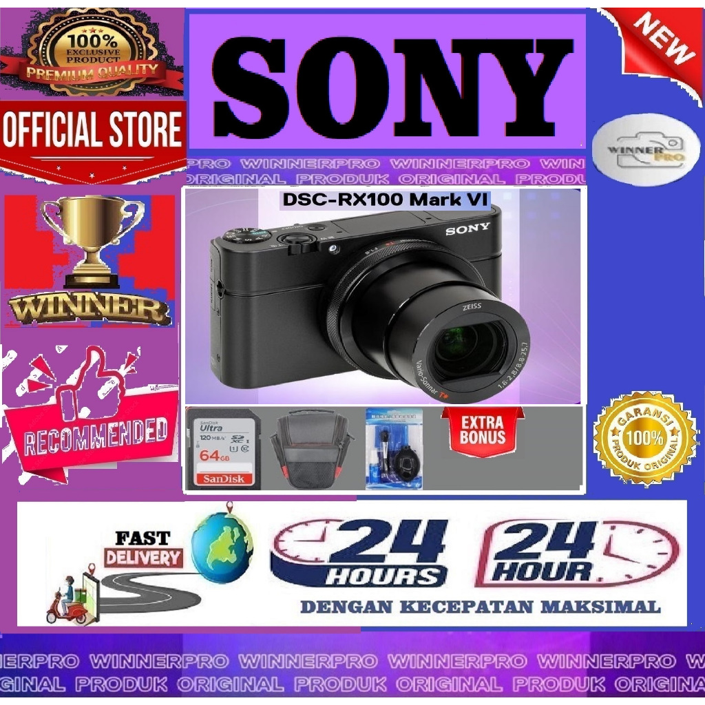 Kamera Sony Cybershot DSC-RX100 RX 100 Mark VI