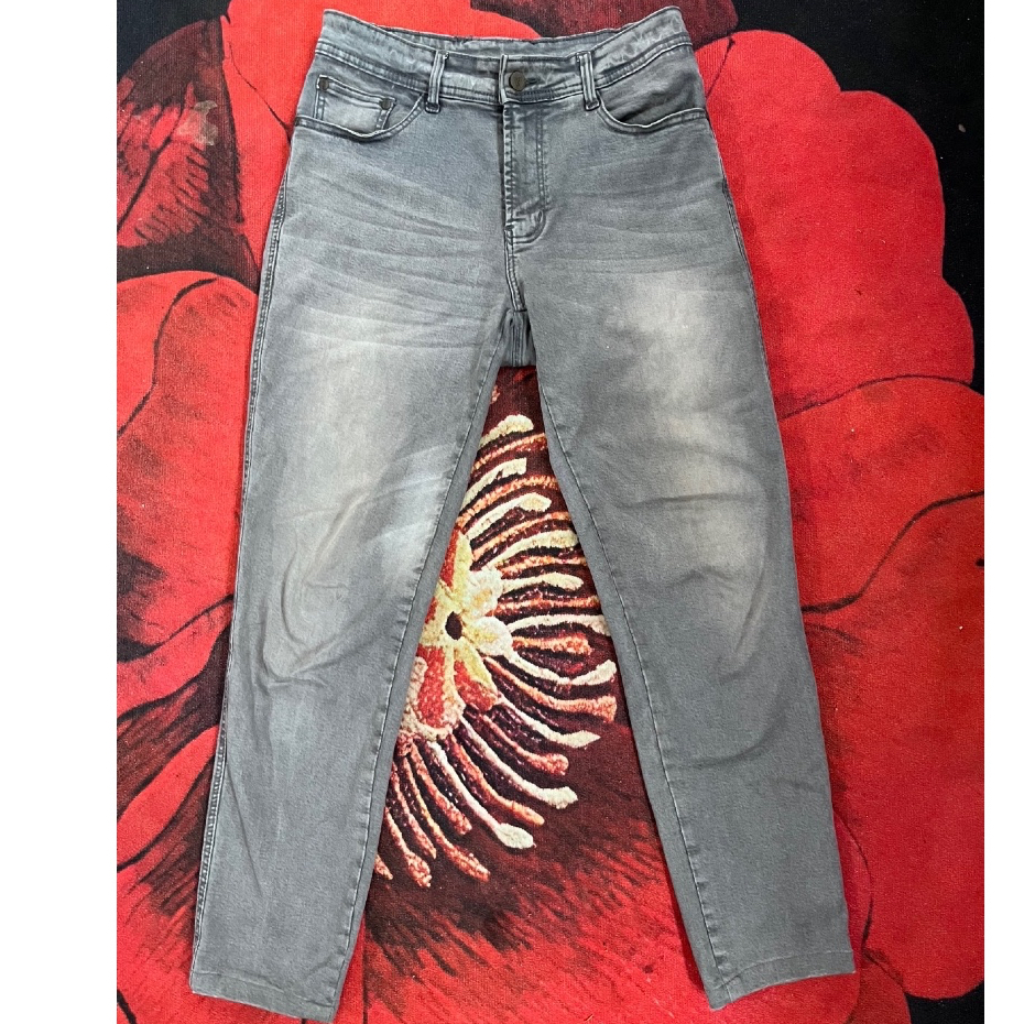 Signore Celana Denim Slim Fit Grey