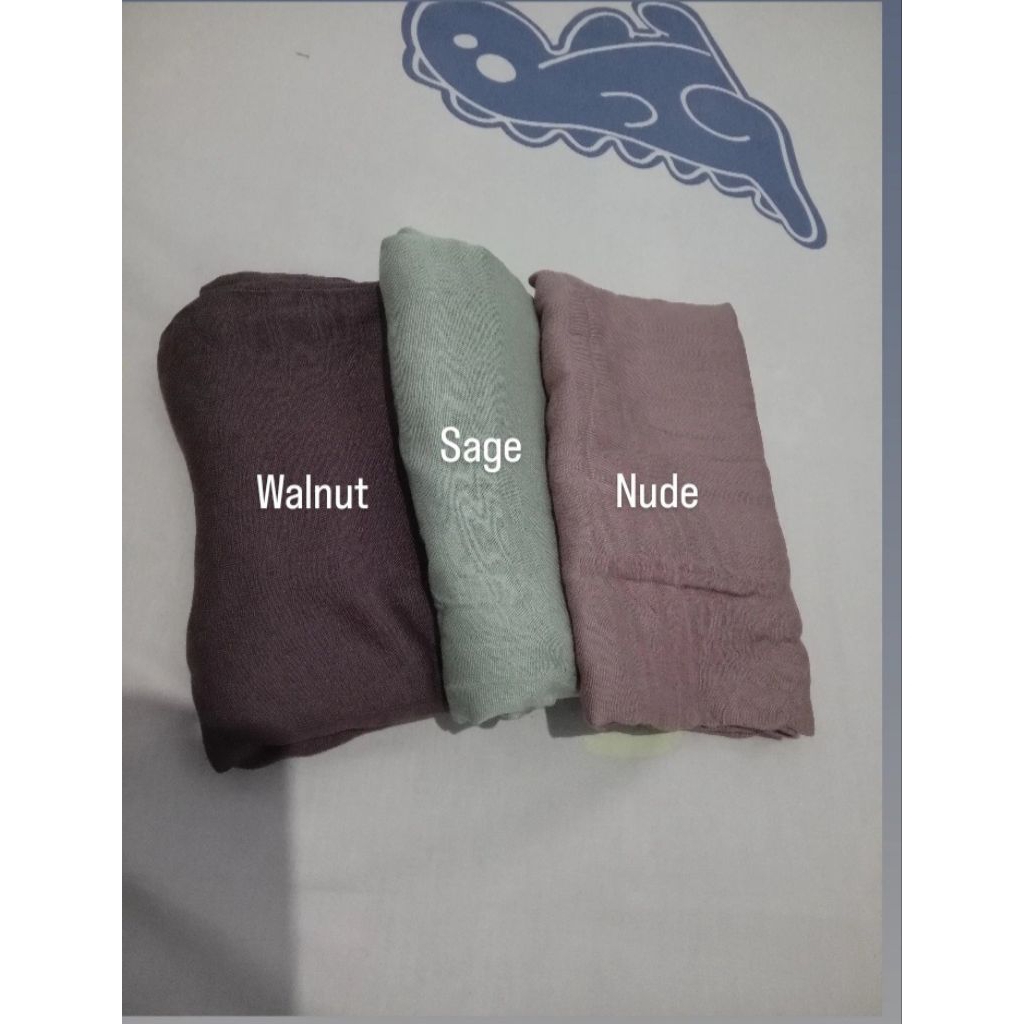 Hijab pasminah viscose tanpa label